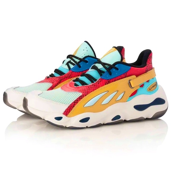 Li-Ning Butterfly x New York Fashion Week ‘Yellow Red’ AGLN072-11 Sneakers | 6.5 - Picture 1 of 12